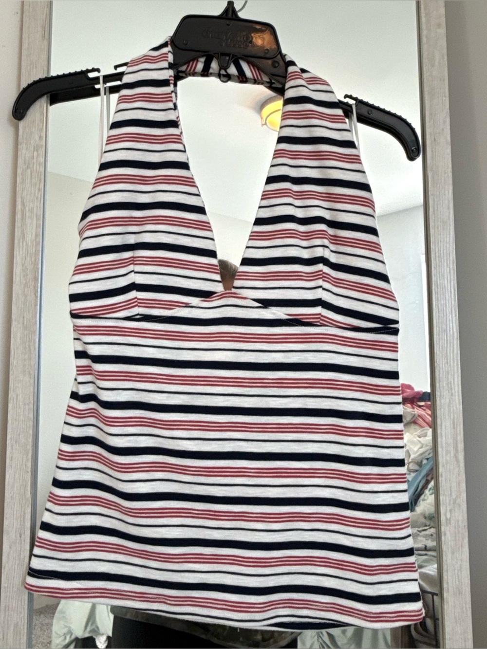 Striped Halter Tank Top